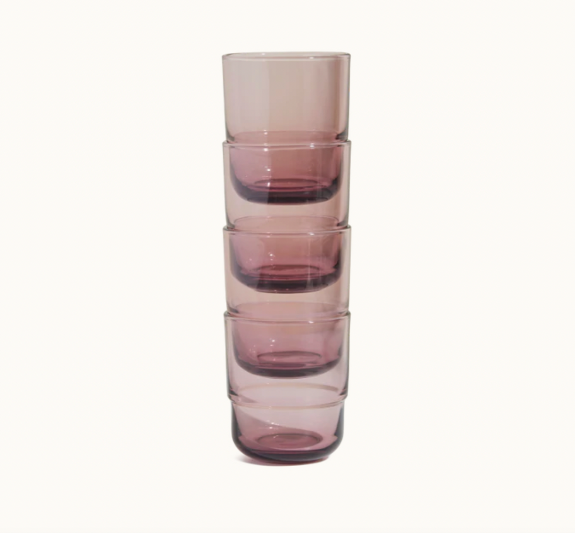Drinking Glasses in Rosa