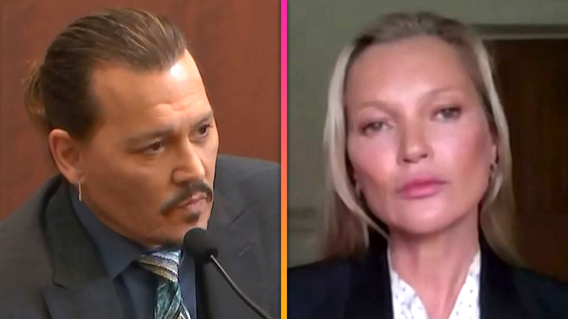 Kate Moss Denies Johnny Depp Pushed Her Down Stairs in Defamation Trial Testimony Entertainment Tonight