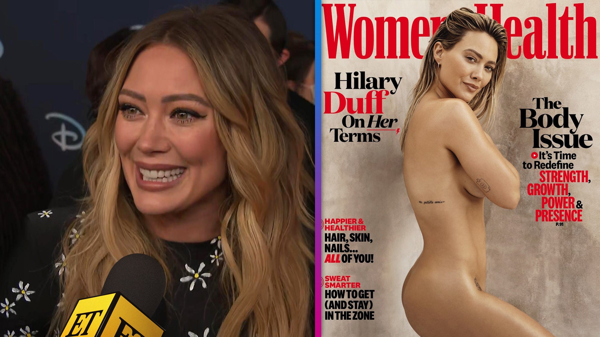 Hilary Duff Reveals Why It Was Scary to Pose Nude for Magazine Cover Shoot (Exclusive) Entertainment Tonight pic