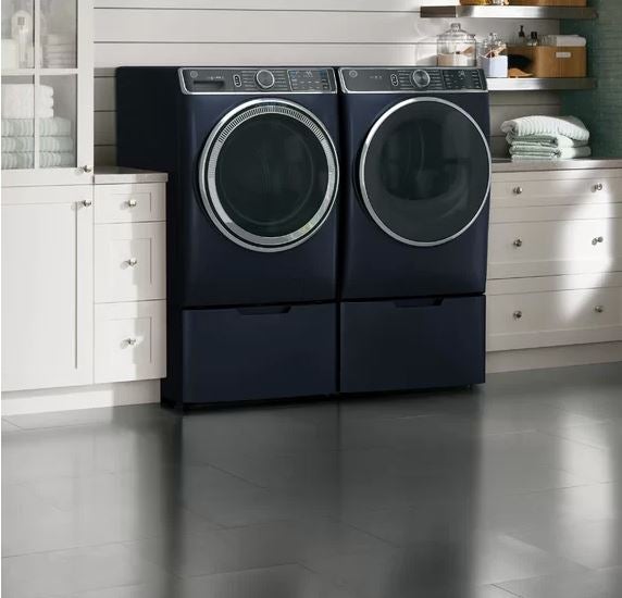 GE Appliances Smart Front Load Washer and Dryer Set