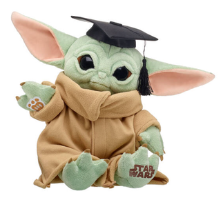 Grogu Plush Graduation Cap Set