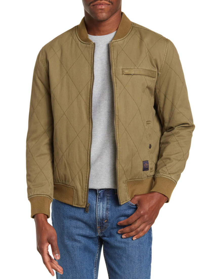 Lucky Brand Berenfield Quilted Bomber Jacket