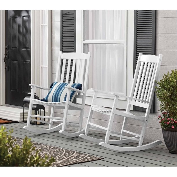 Mainstays Outdoor Wood Porch Rocking Chair