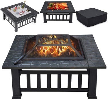 Multifunctional Wood Fire Pit
