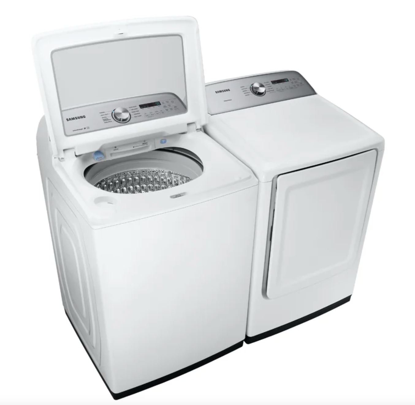 Samsung 5 Cubic Feet Washer And 7.4 Cubic Feet Dryer