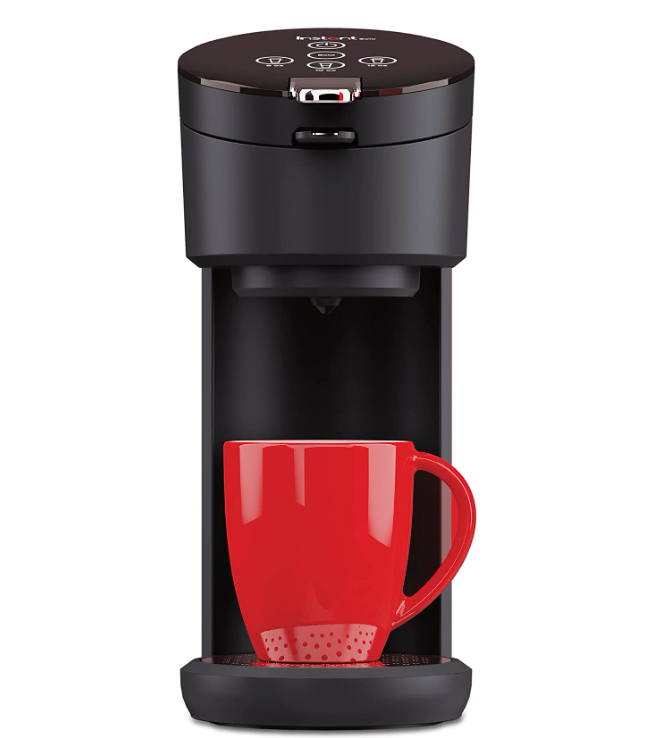 Instant Pot Solo, Single-Serve 2-in-1 Coffee Maker for Ground Coffee and K-Cup®Pod