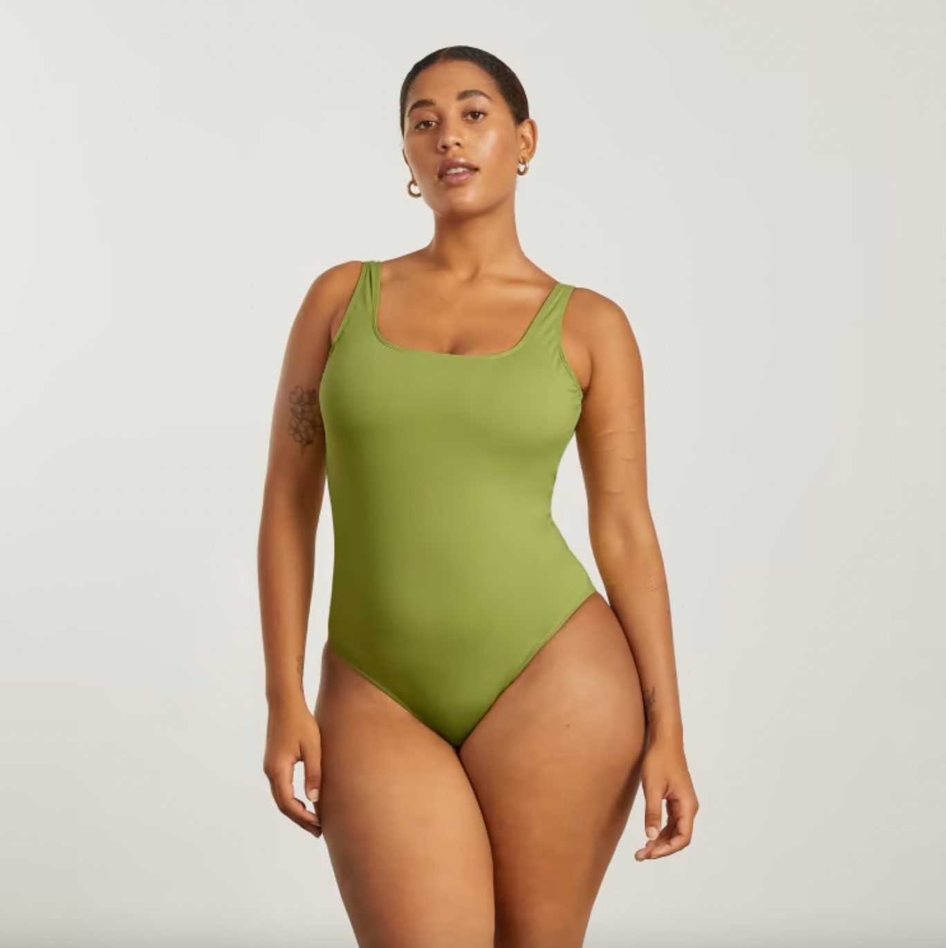 The Square-Neck One-Piece