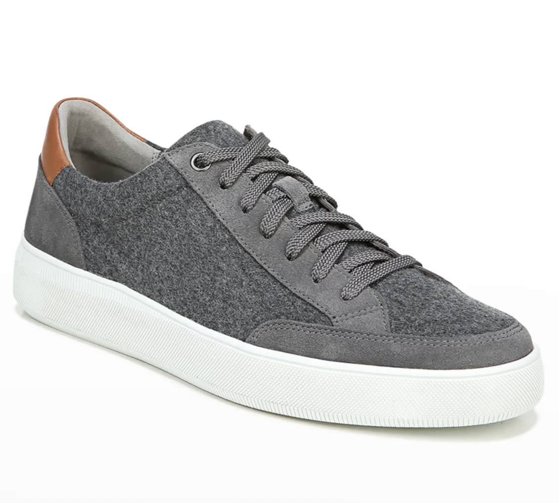 Vince Dawson 2 Mixed Leather Low-Top Sneakers
