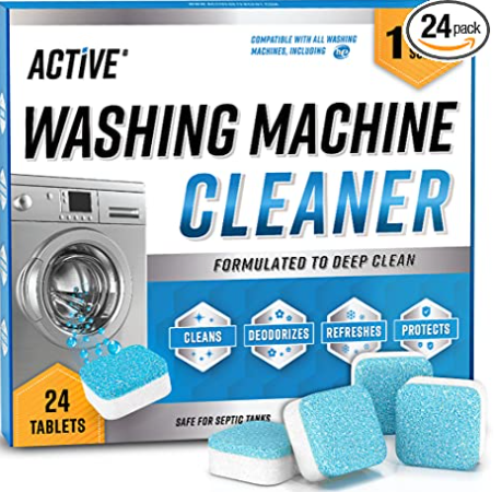 Active Washing Machine Cleaner Descaler 24 Pack