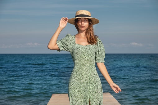 KASIDN  Womens Summer Loose Casual Print Sleeveless Dress Sundress A-Line Mini Beach Dress T Shirt Dress
