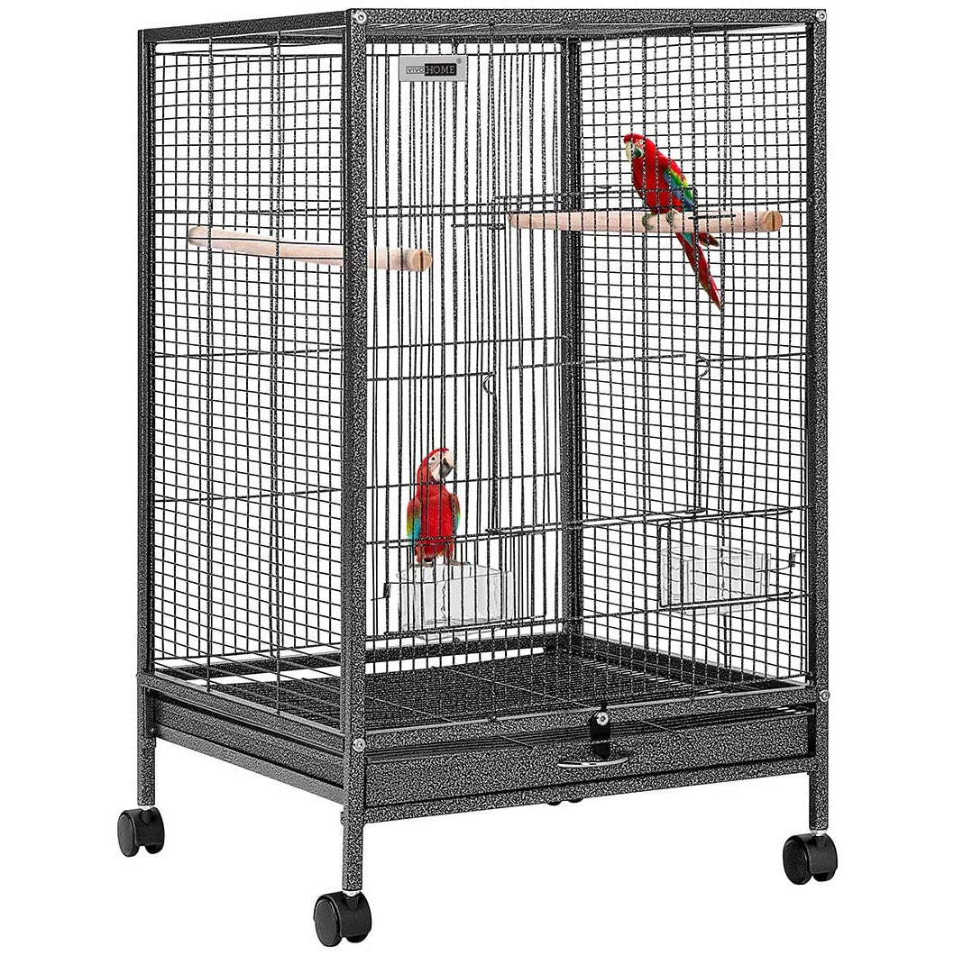 iron rolling bird cage