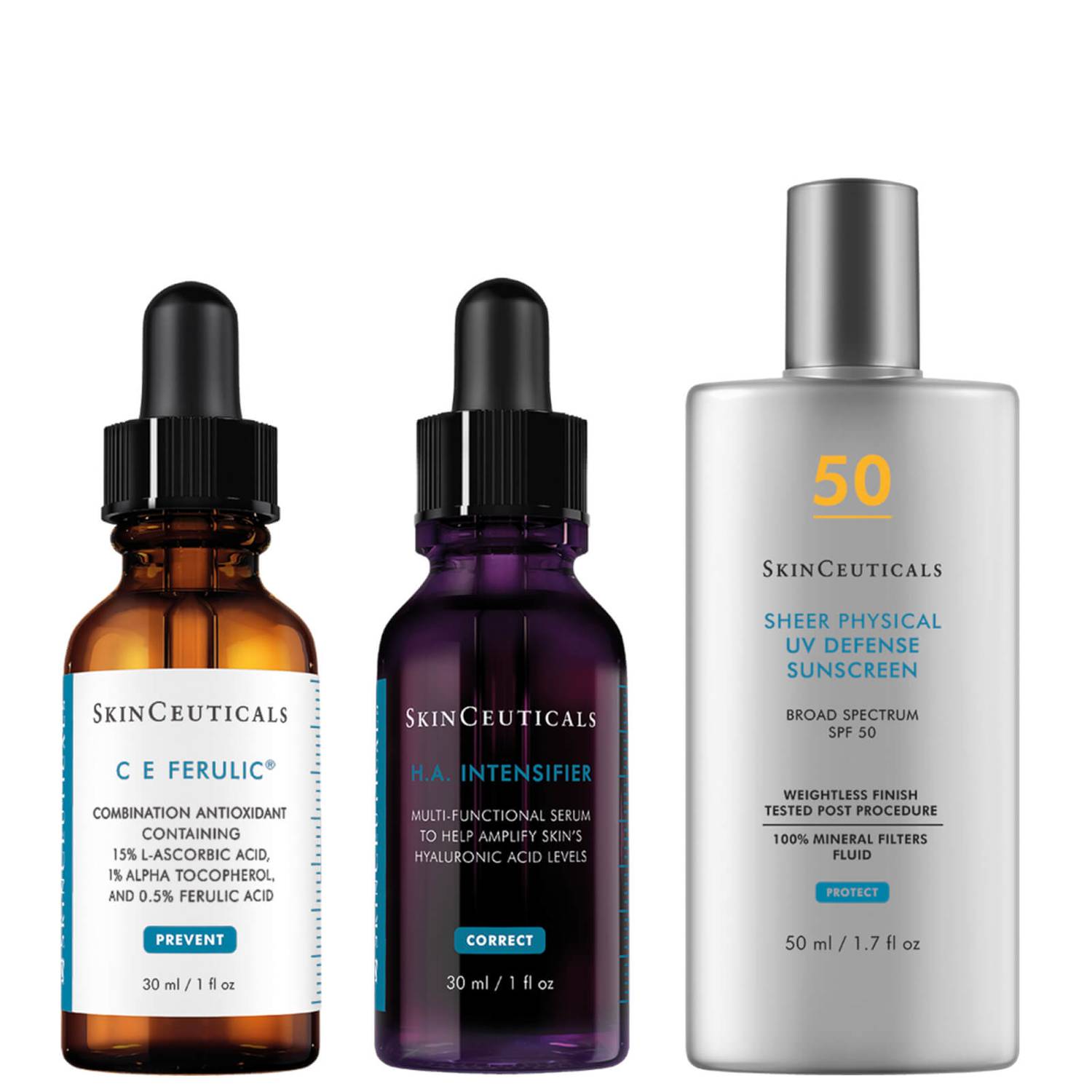 SkinCeuticals Plumping Vitamin C and Mineral Sunscreen Hyaluronic Acid Kit