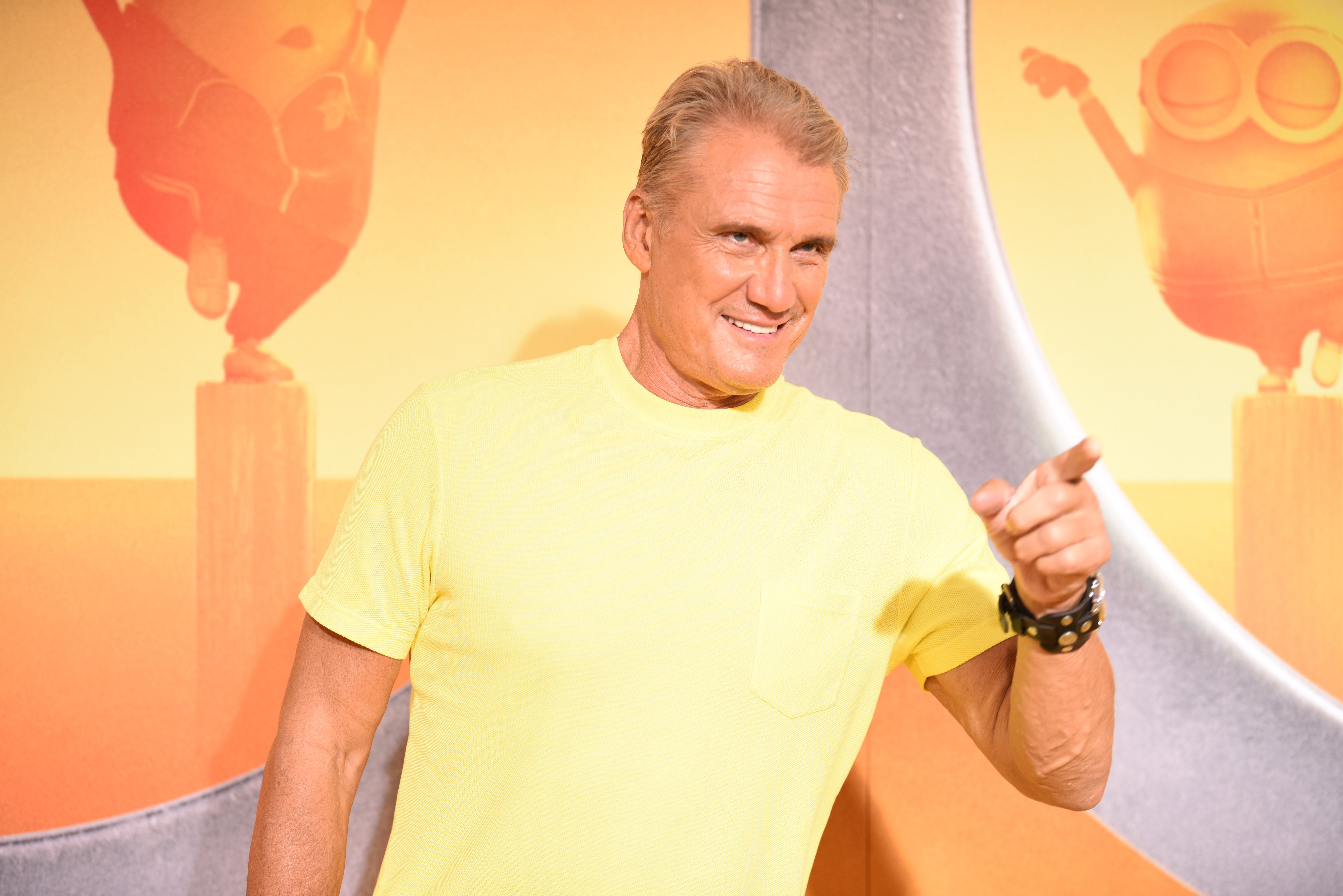 Dolph Lundgren attends the Illumination and Universal Pictures' "Minions: The Rise Of Gru"