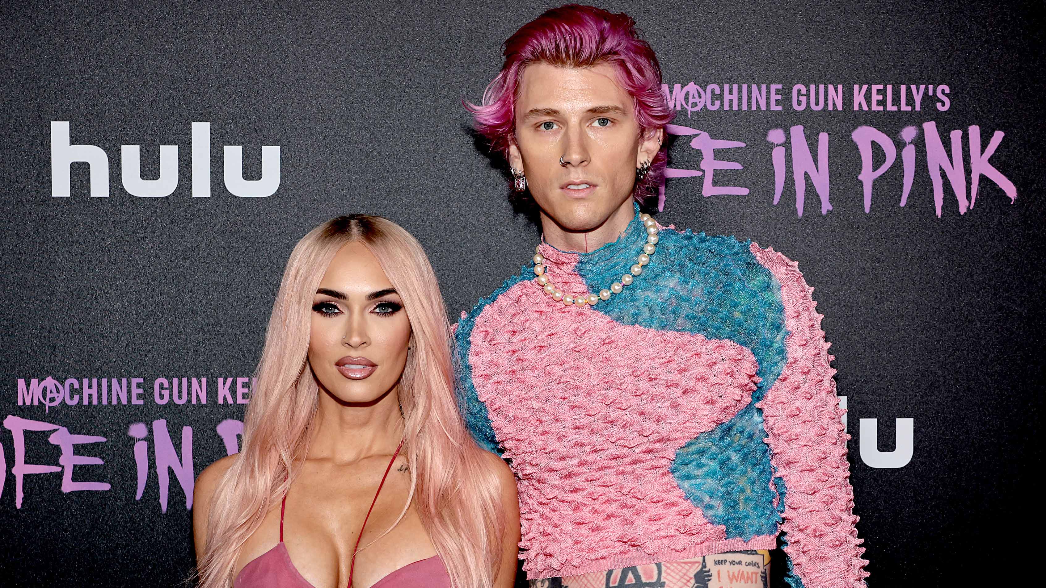 Machine Gun Kelly and Megan Fox Set the Record Straight on Whether Theyre Married (Exclusive) Entertainment Tonight picture