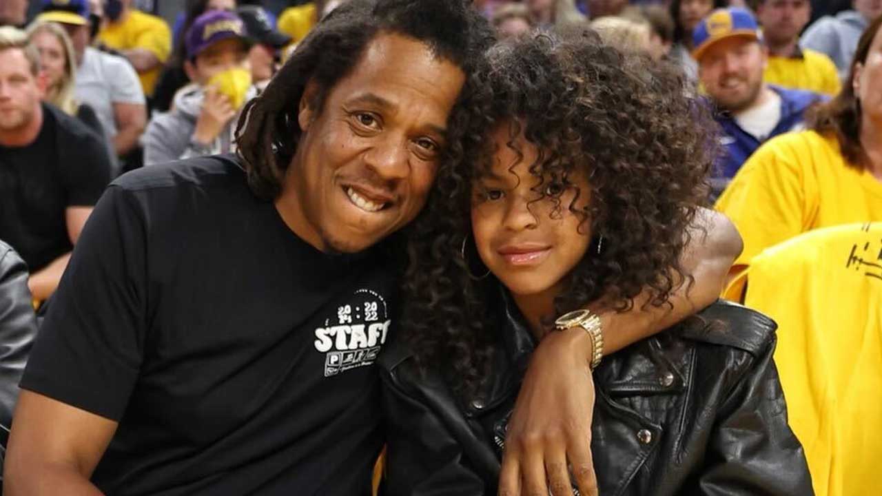 JAY-Z and Blue Ivy Have Adorable Father-Daughter Date Night at Game 5 of NBA Finals | Entertainment Tonight