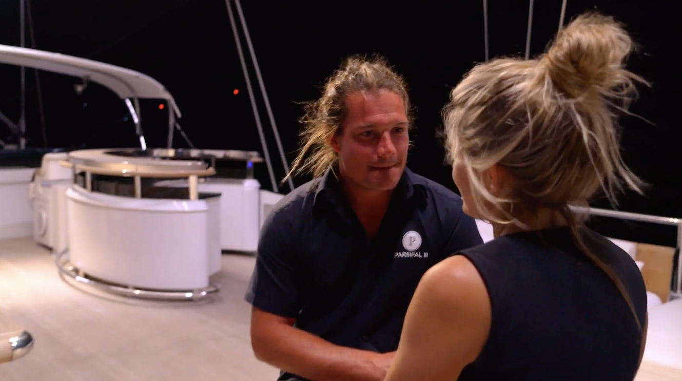 Below Deck Sailing Yacht Watch Ashley Sabotage Gary and Scarletts Flirting Session (Exclusive) Entertainment Tonight