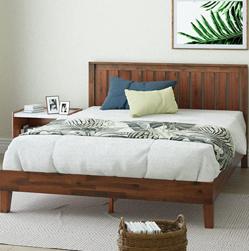 ZINUS Vivek Deluxe Wood Platform Bed