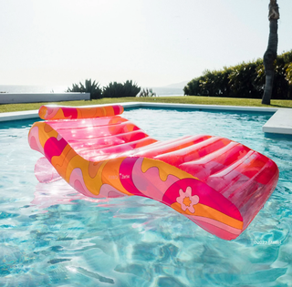 Funboy X Barbie Dream Clear Pink Chaise Lounger