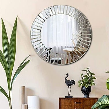 Hlartdecor Decorative Silver Wall Mirror