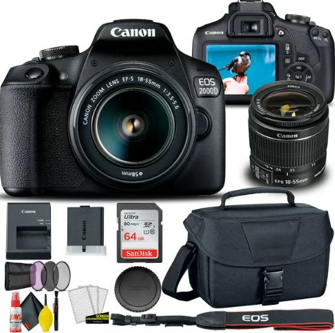 Canon EOS 2000D/T7 DSLR Camera 