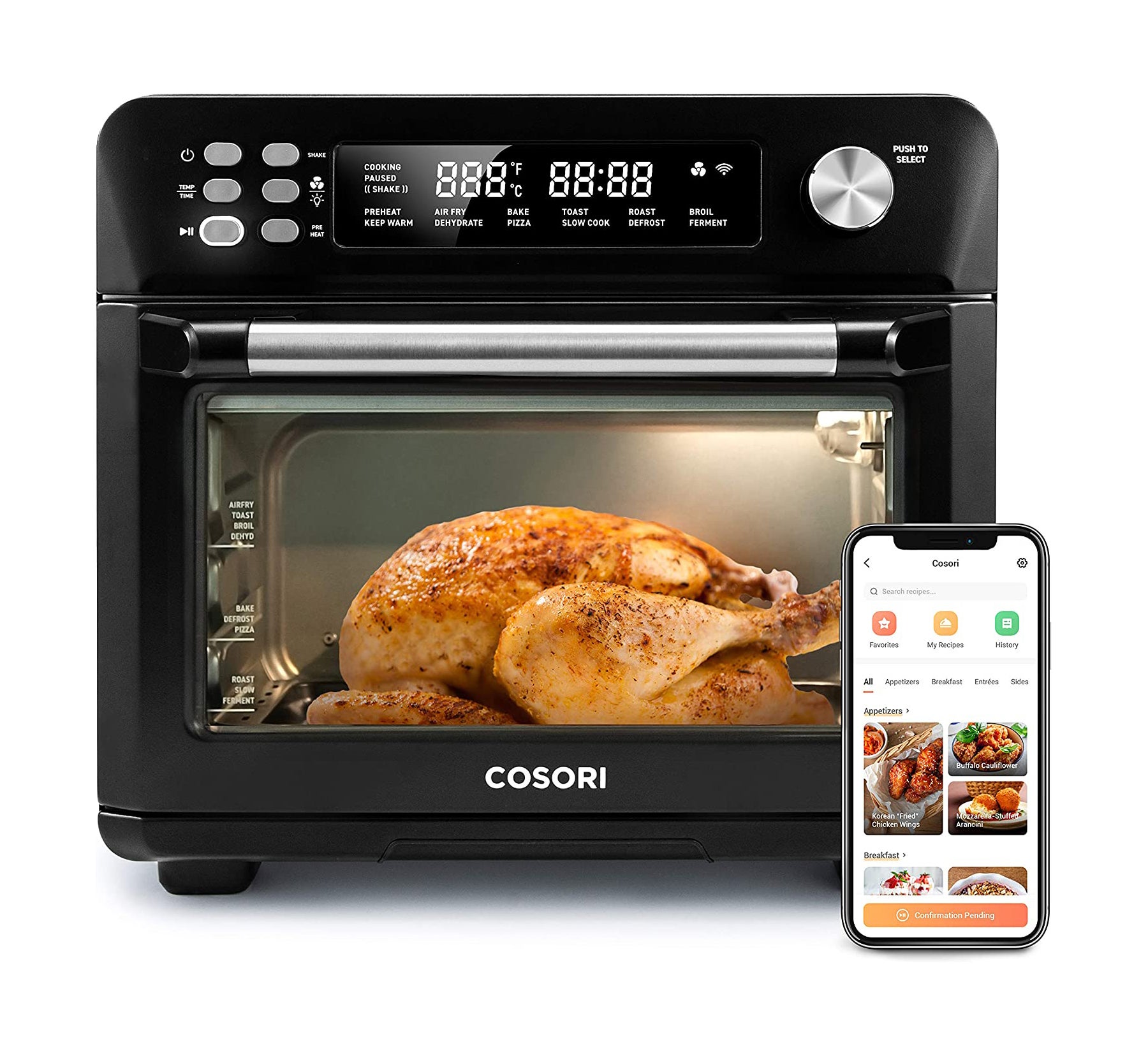 Cosori Air Fryer Toaster Oven XL 12-in-1 Countertop Oven