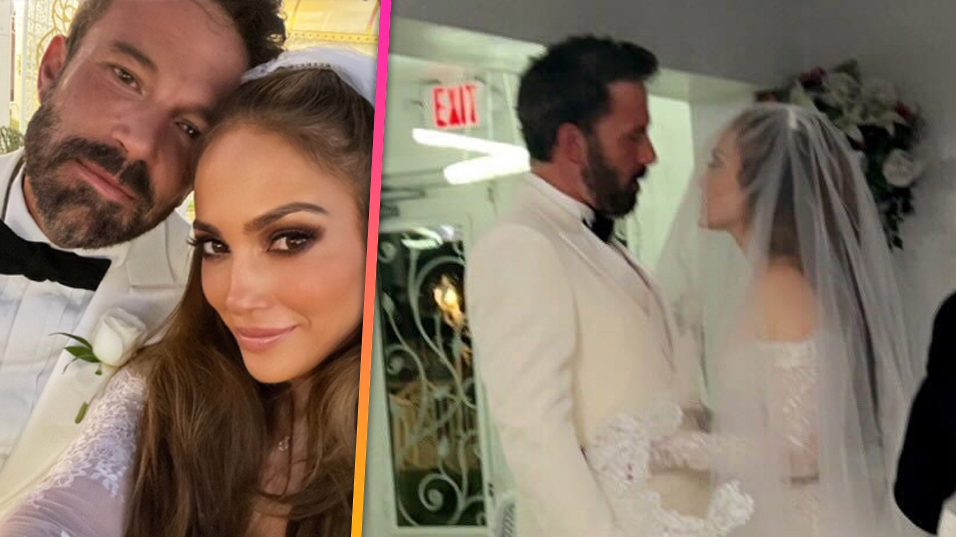 Inside Jennifer Lopez and Ben Affleck's Las Vegas Wedding — See Her White  Dress! | Entertainment Tonight