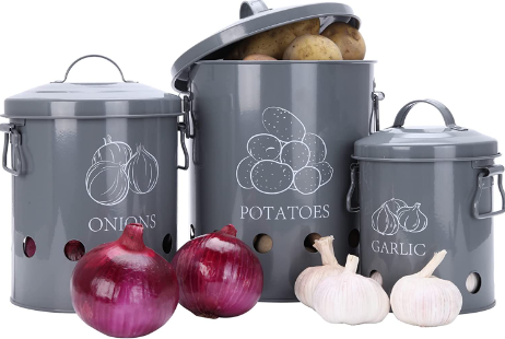 G.a Homefavor Potato, Onion, Garlic Containers