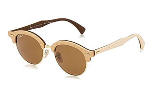 Ray-Ban RB4246M Clubhouse Wood Round Sunglasses