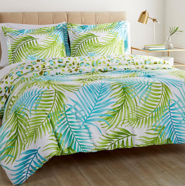 3-piece Reversible Tropical Dream Comforter Set