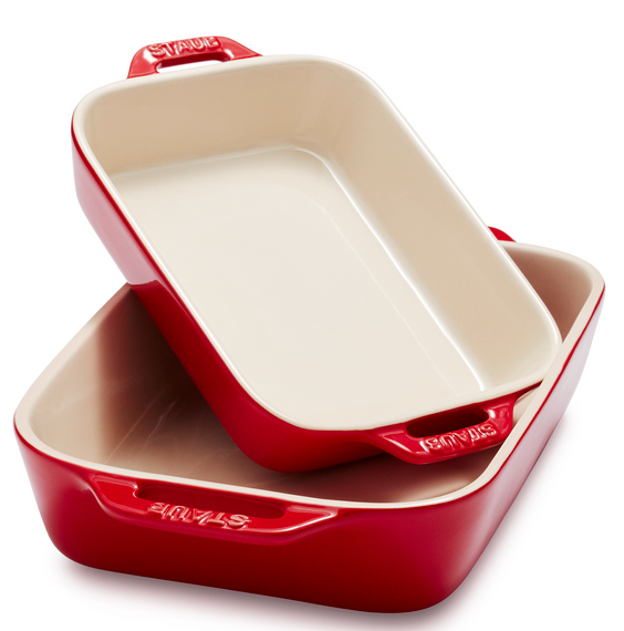 Staub Ceramic Rectangular Baking Dishes, Set Of 2