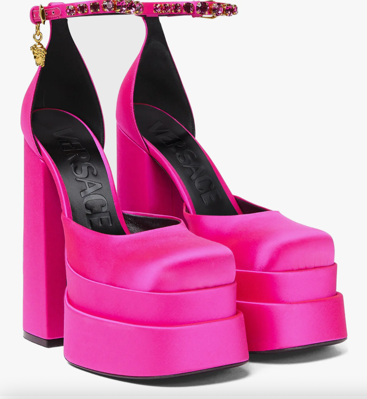 The Best Versace Chunky Heel Dupe - What Savvy Said