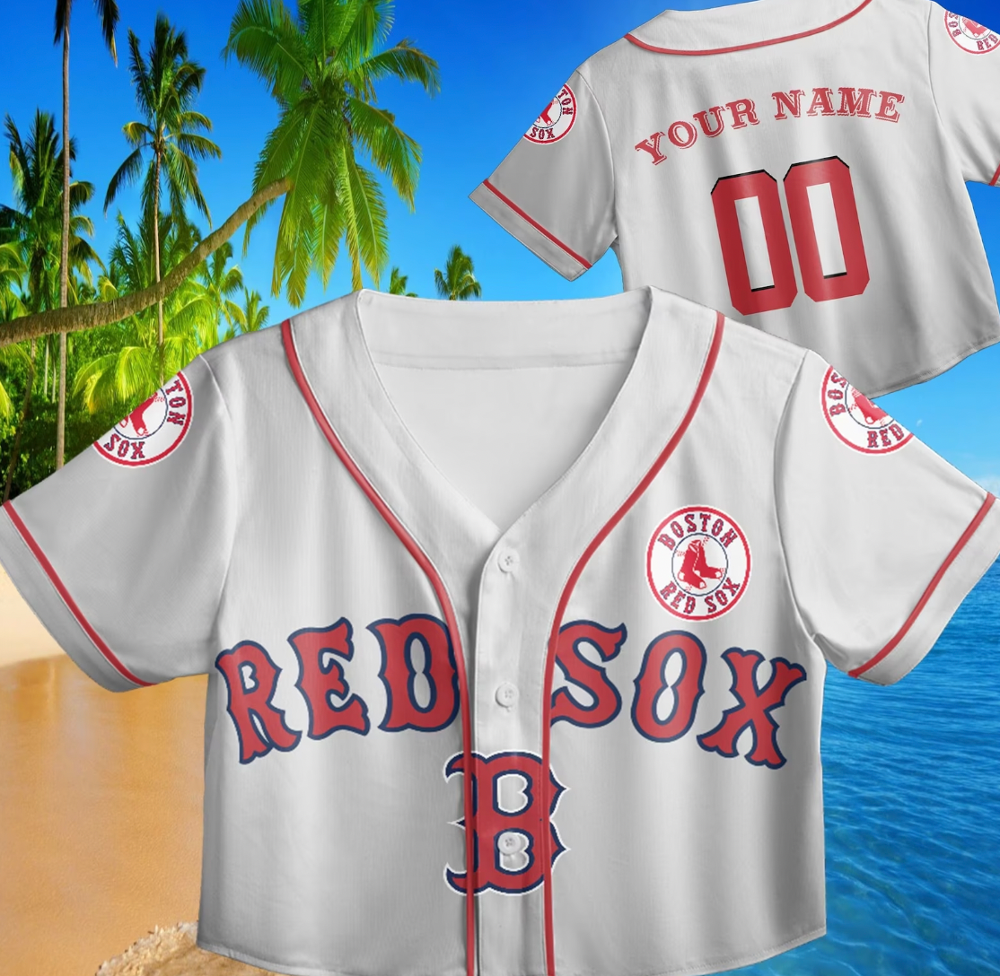 Custom Boston Red Sox Fan Croptop
