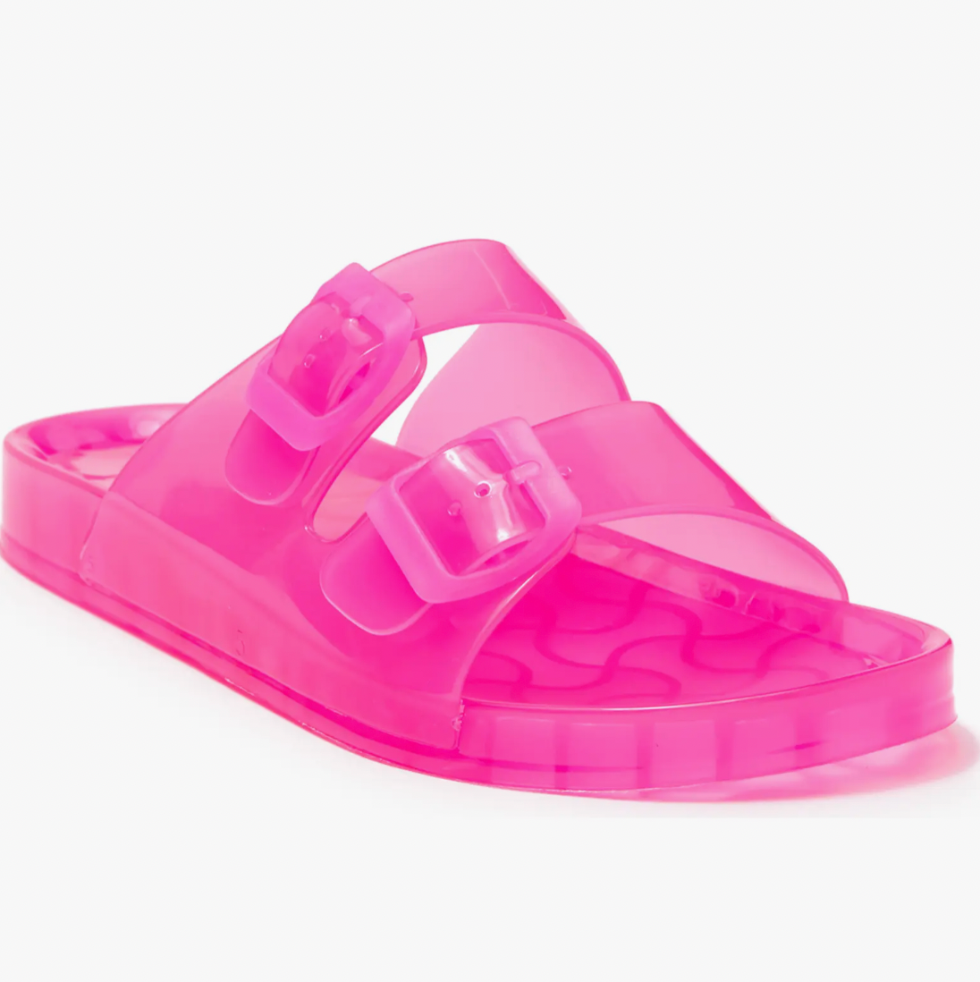 Mia Jewel Double Strap Jelly Slide Sandal