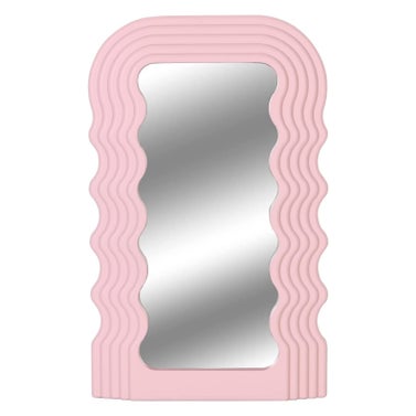 Simmer Stone Wave Pattern Irregular Makeup Mirror