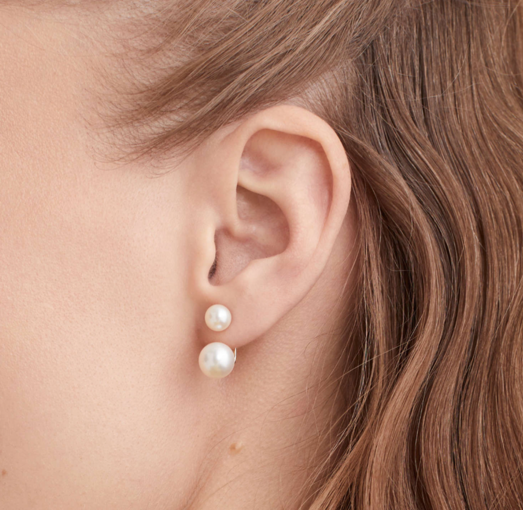 Affordable  High-End Look alikes — Topknots and Pearls