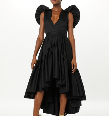 Ruffle Flounce Midi Dress Inspired by Sienna's Winning Look
