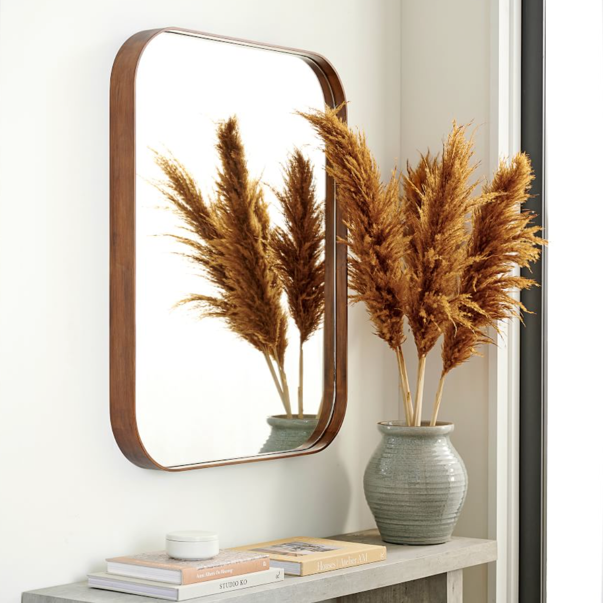 Bentley Rounded Rectangle Wall Mirror