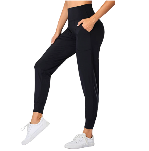 CRZ YOGA Women's Faux Leather Yoga Leggings Fashion High Waisted Workout Pants with Inner Pocket 25 Inches 