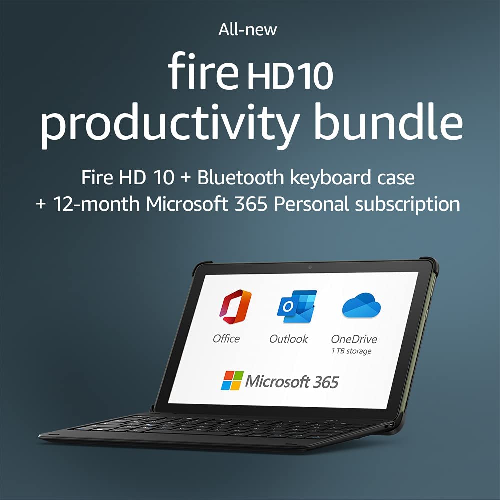 Fire HD 10 Tablet Productivity Bundle
