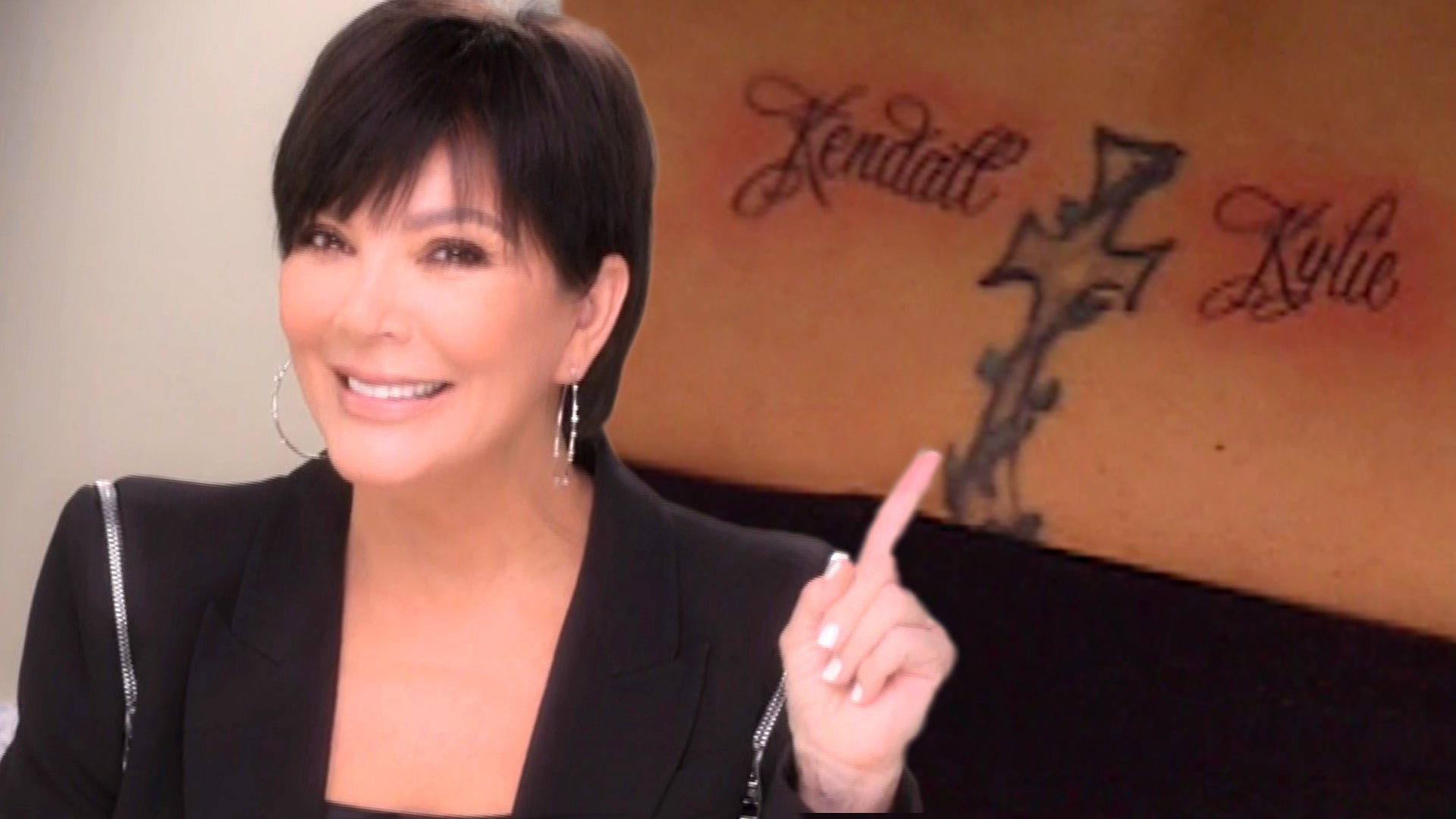 Kris Jenner Talks Tramp Stamp Tattoo on The Kardashians Heres What It Looks Like Entertainment Tonight