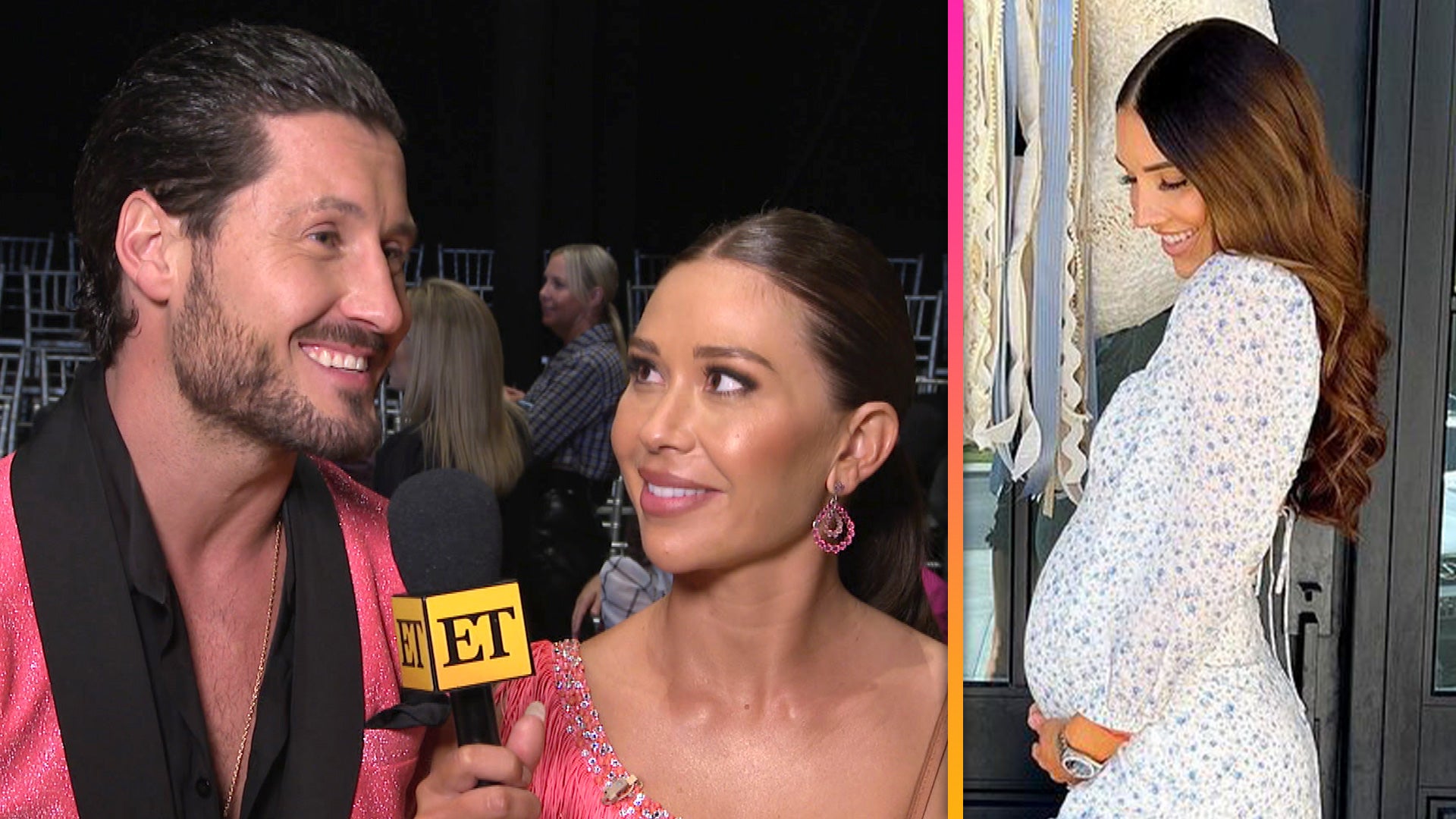 Val Chmerkovskiy Gushes Over Pregnant Wife Jenna Johnsons Dancing With the Stars Support (Exclusive) Entertainment Tonight