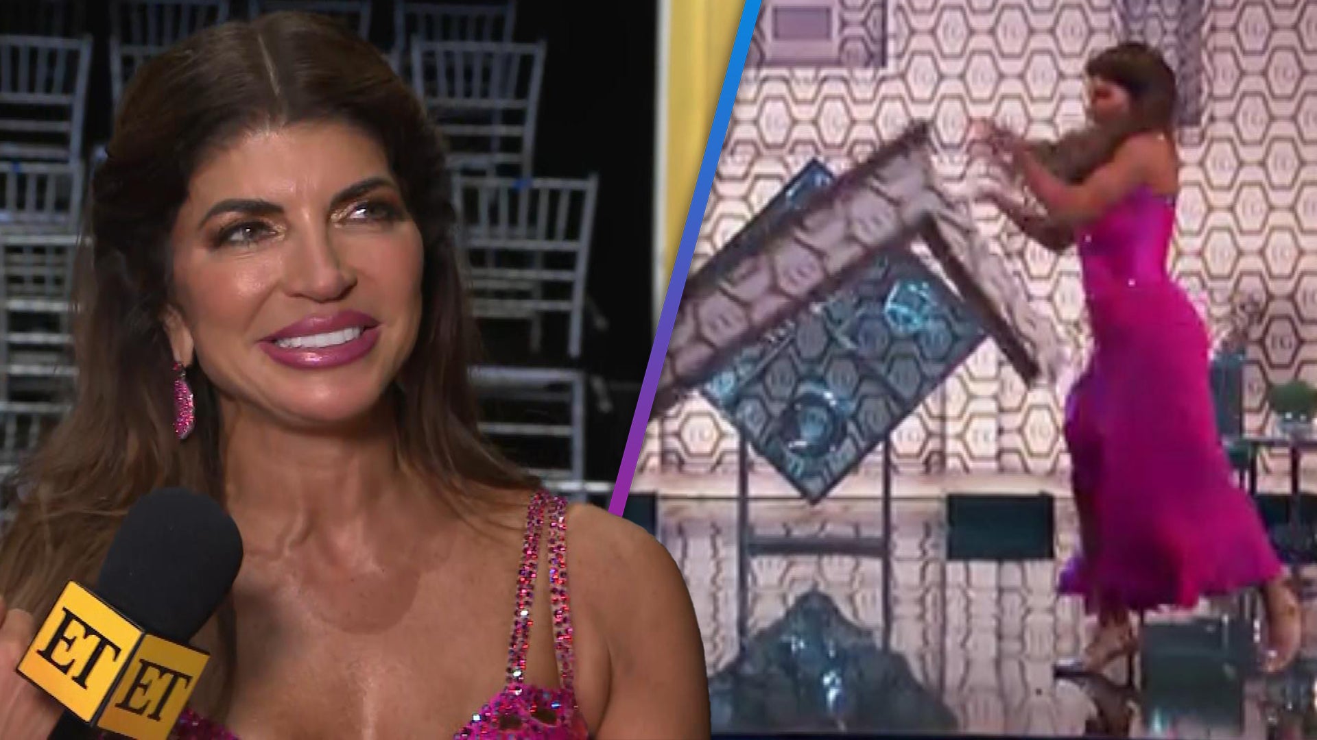 Teresa Giudice on Incorporating Infamous Real Housewives Table Flip Into Dancing With the Stars Routine Entertainment Tonight pic