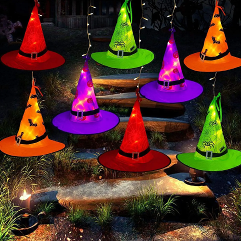 Lighted Witch Hats