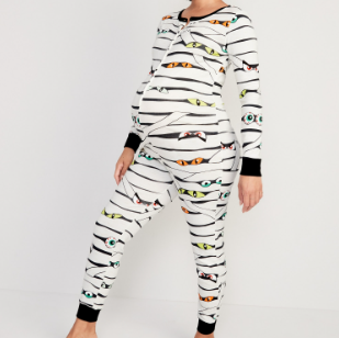 Maternity Matching Mummy One-Piece Pajamas