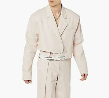 maison blanche All Gender Cropped Jacket