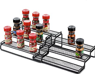 Seseno 3 Tier Expandable Spice Rack Organizer for Cabinet