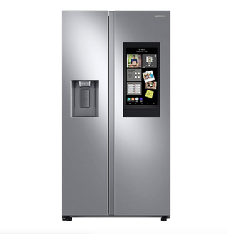 26.7 cu. ft. Large Capacity Side-by-Side Refrigerator with Touch Screen Family Hub