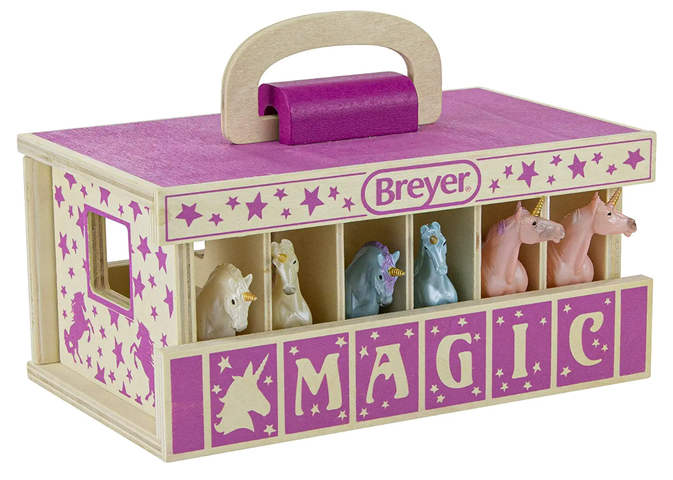 Breyer Horses Unicorn Magic Wooden Stable Playset