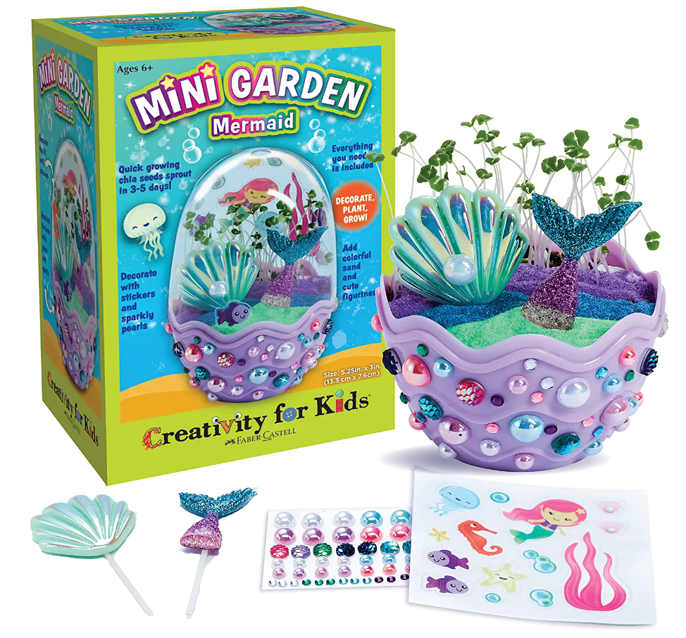 Creativity for Kids Mini Garden: Mermaid Terrarium
