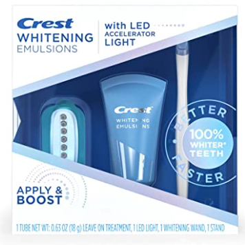 Crest Whitening Emulsions Leave-on Teeth Whitening Kit With Whitening Wand